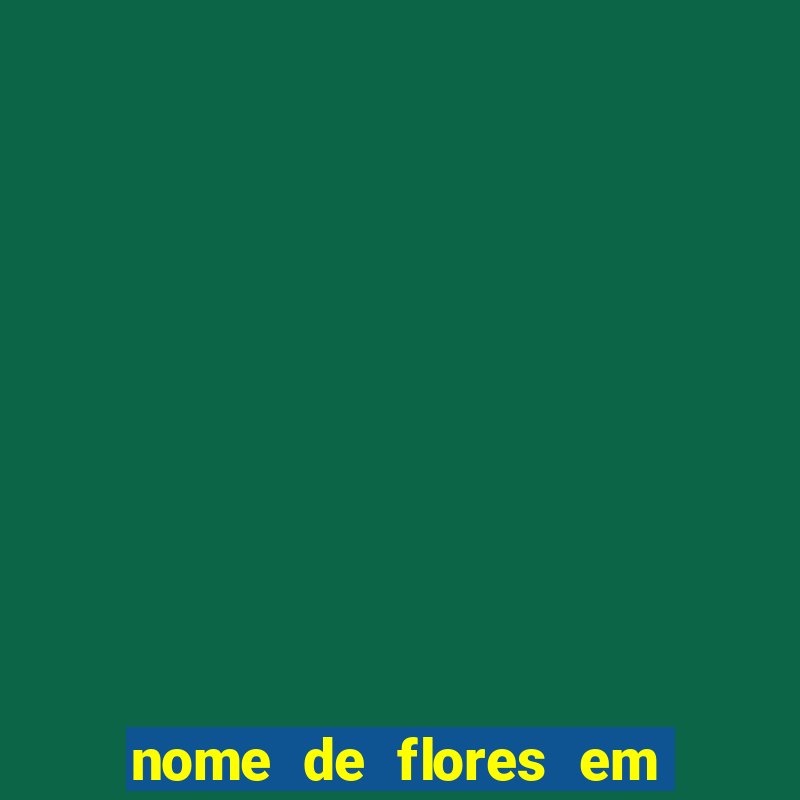 nome de flores em tupi guarani